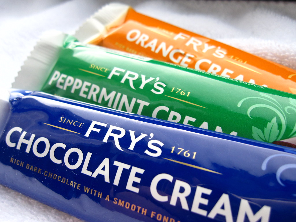 Fry's Chocolate and Peppermint Cream Bars