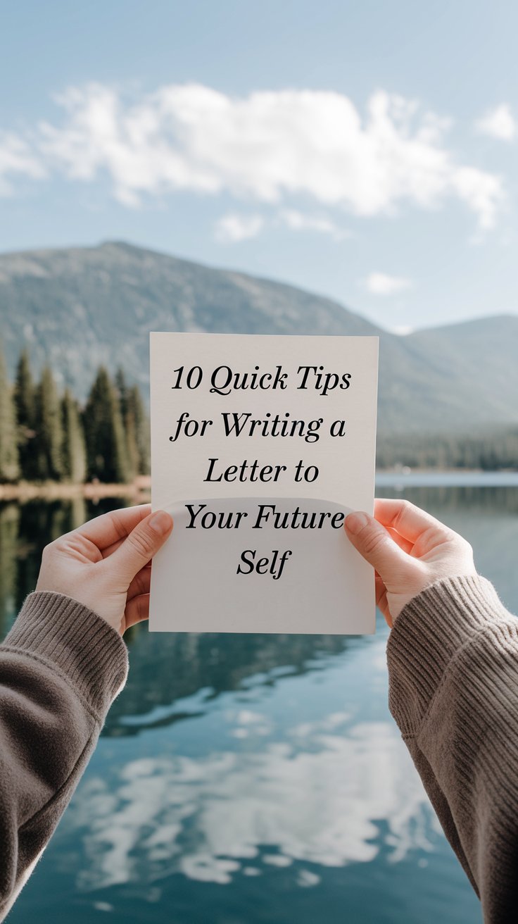 Tips to Write a Letter to Your Future Self 