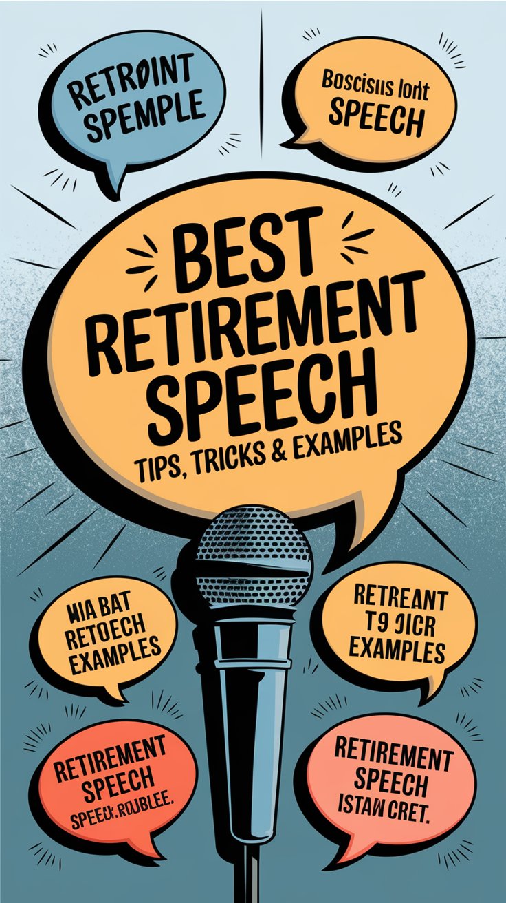 Delivering A Retirement Speech?