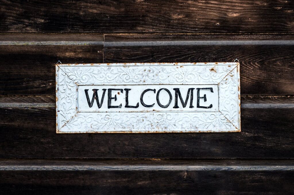 Personalized Room Welcome Sign