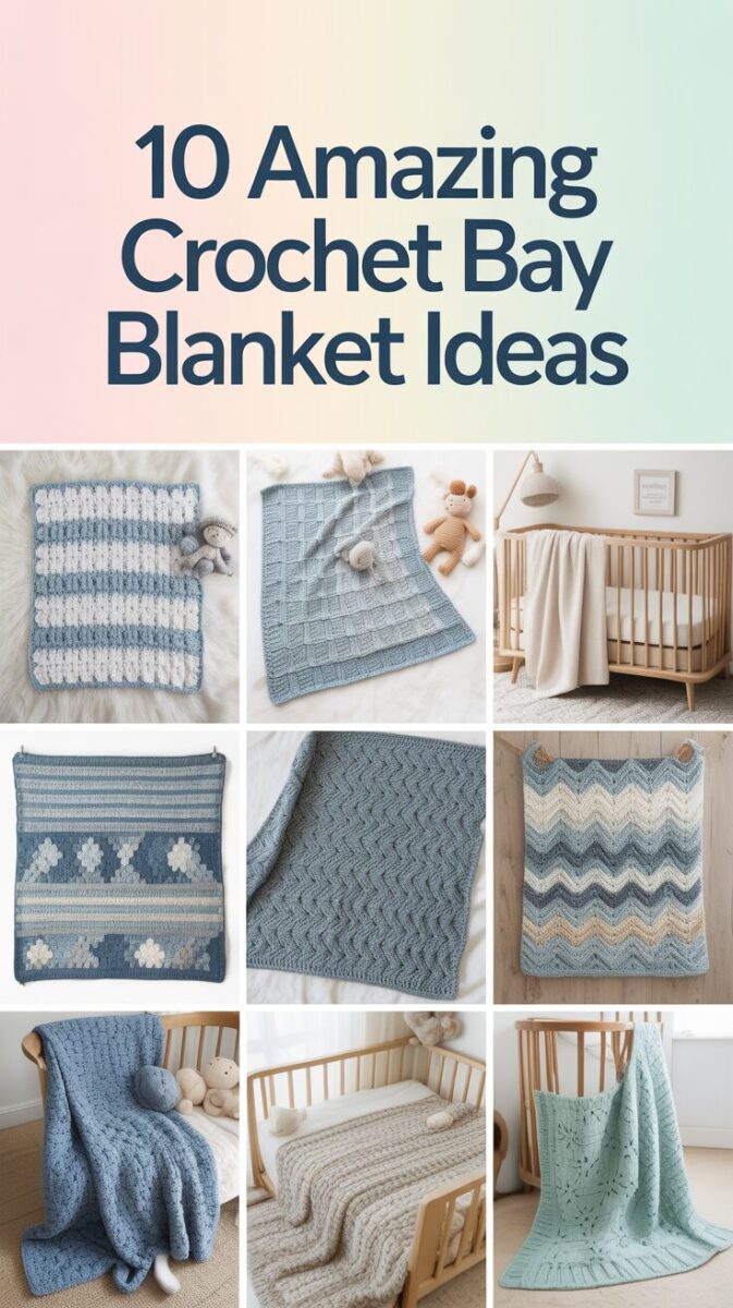 Crochet Baby Boy Blanket
