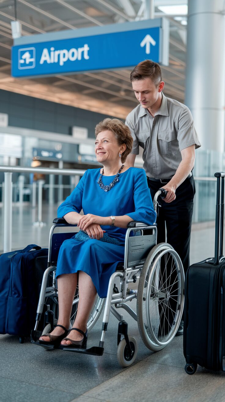 Informing Airport Assistance About Wheelchairs