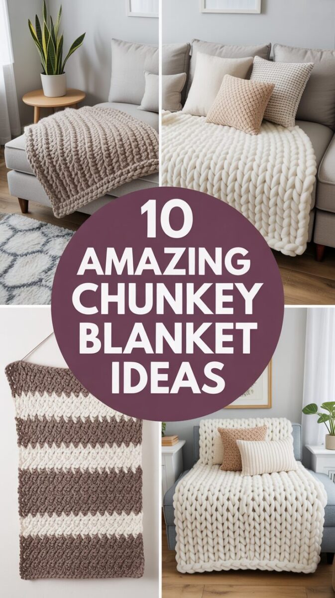Crochet Chunky Blanket Ideas
