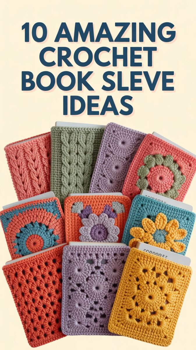 Crochet Book Sleeve