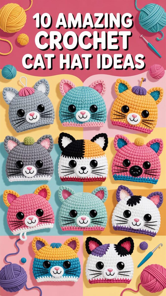 Crochet Cat Hat Ideas