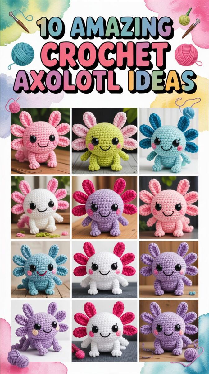 Crochet Axolotl Ideas