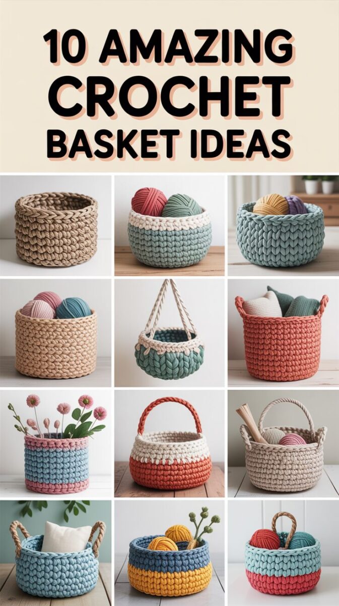 Crochet Basket Ideas