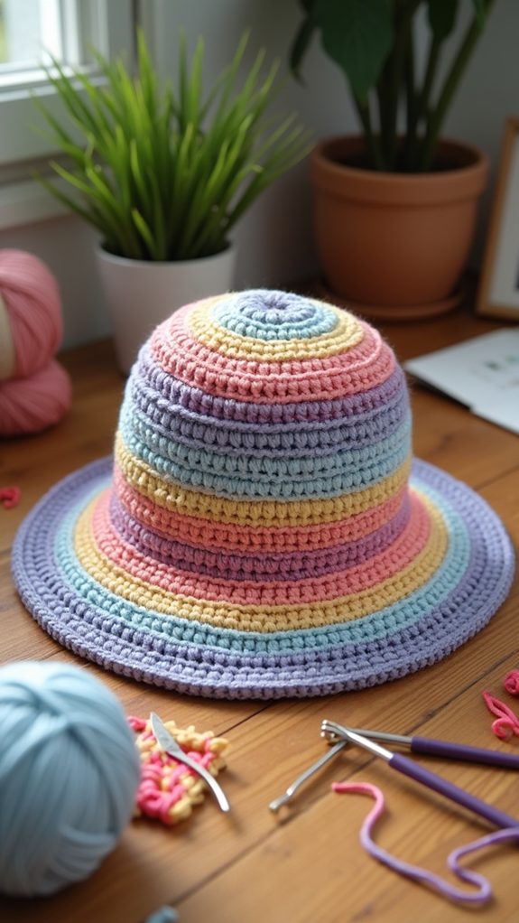 artisan crafted crochet hat