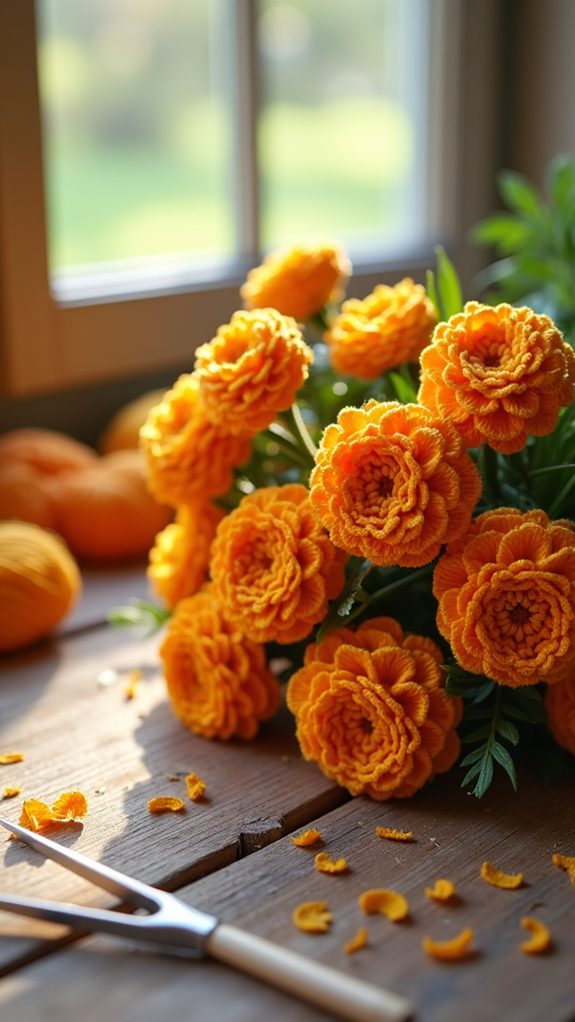 bright floral centerpiece design