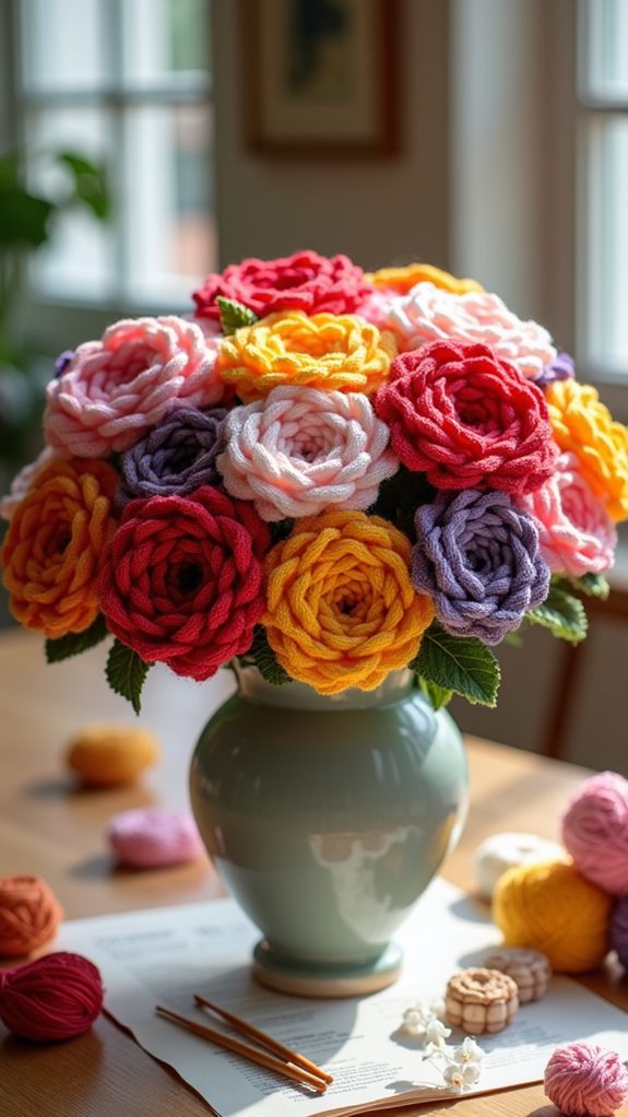 cheerful seasonal floral arrangement