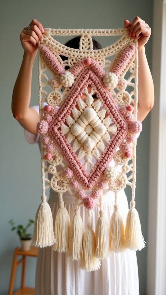 chic handmade crochet art