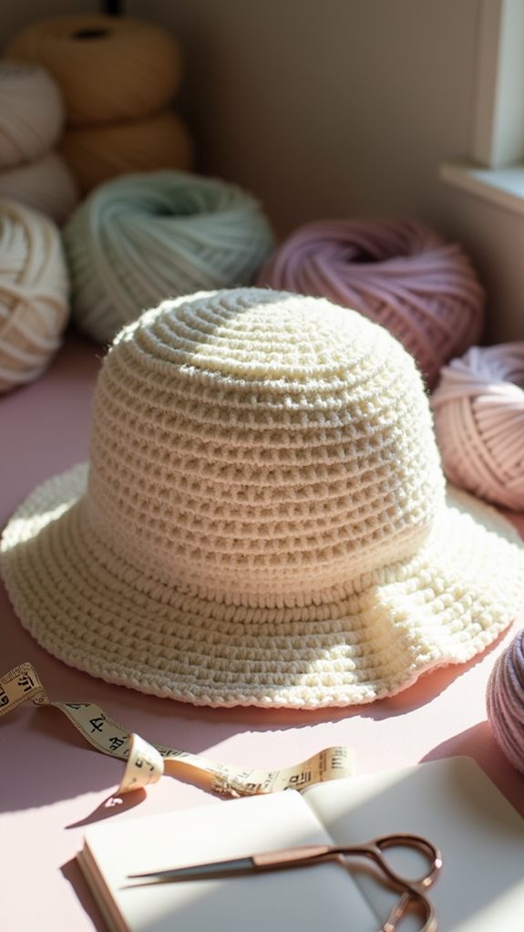 chic lace crochet hat