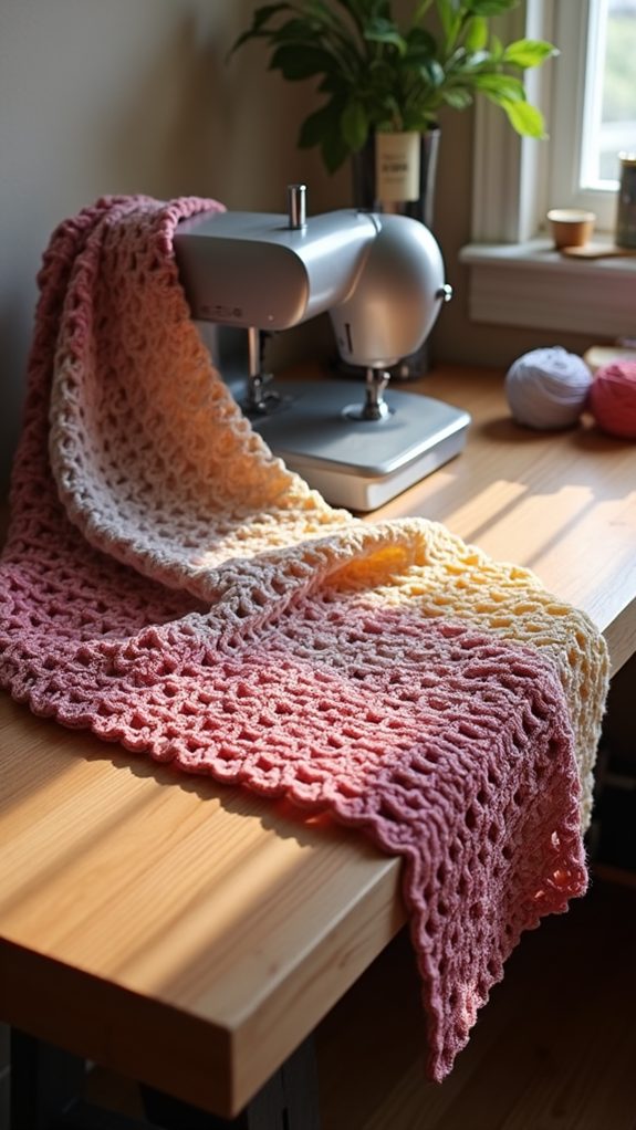 chic waffle knit wrap