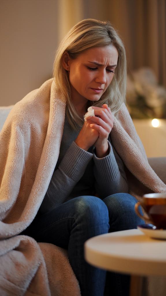 chilly extremities sensation experienced