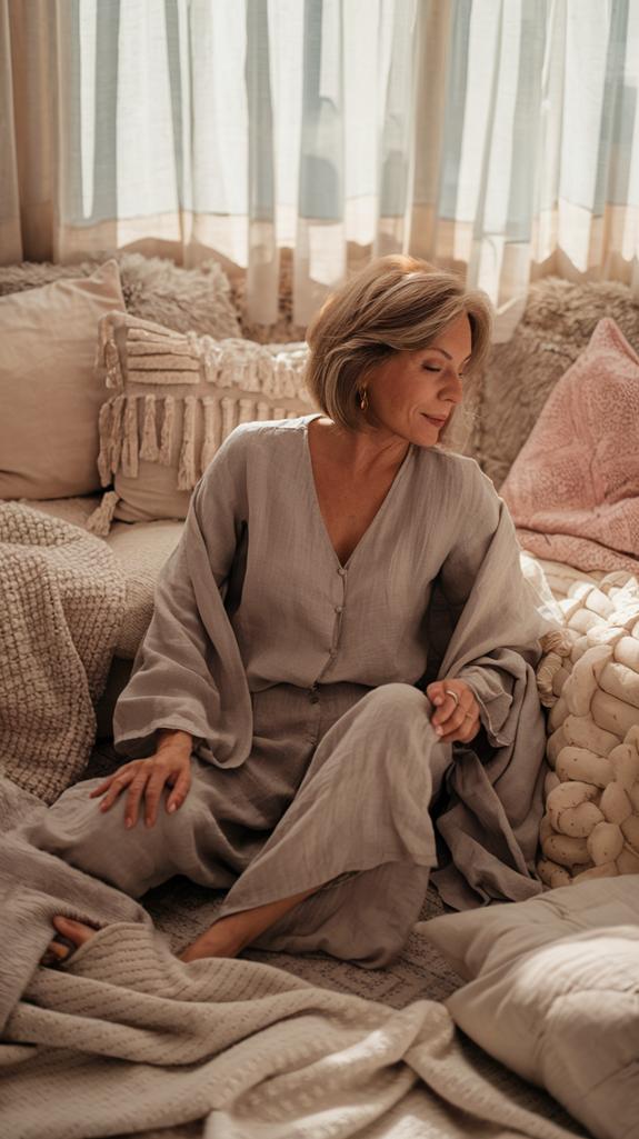 choose soft cozy materials