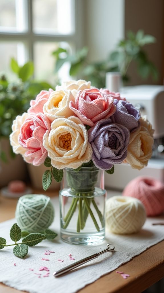 classic floral design display
