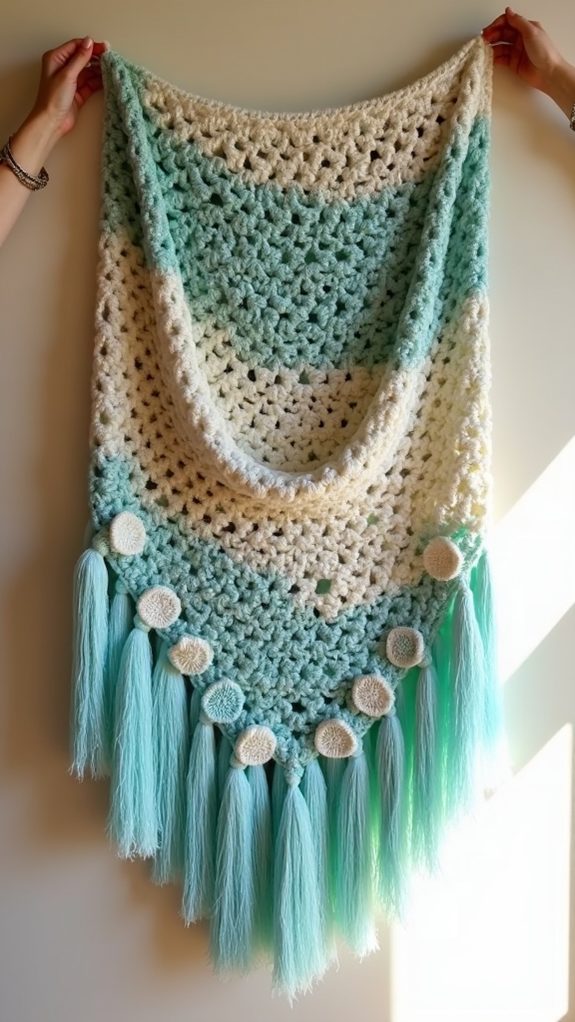 coastal crochet home accents