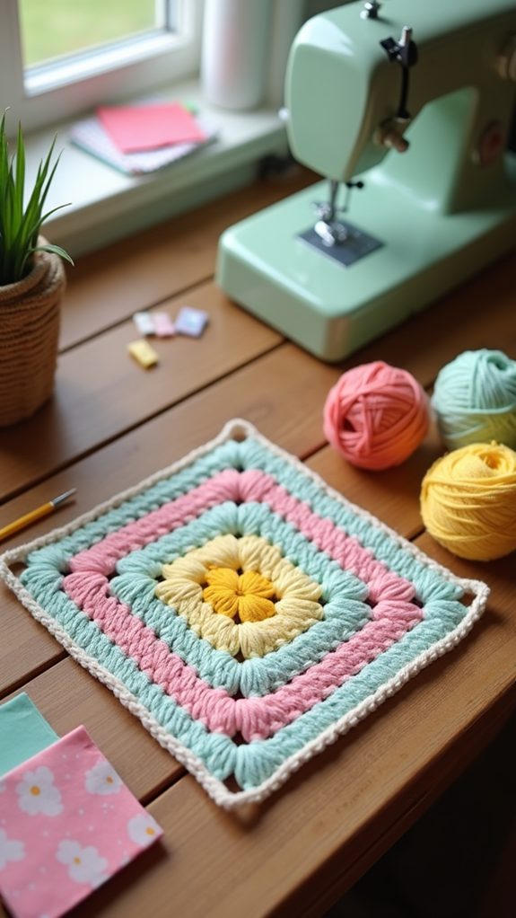 colorful crochet blanket pattern