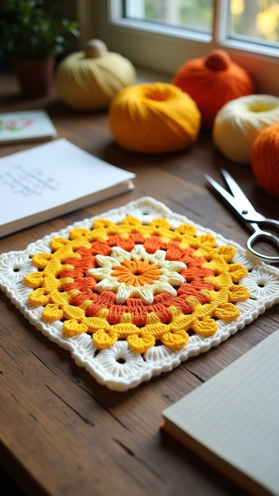 colorful crochet blanket pattern