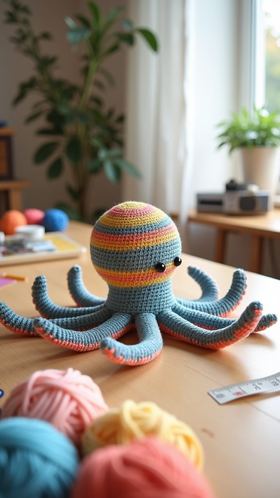 colorful handmade marine creature