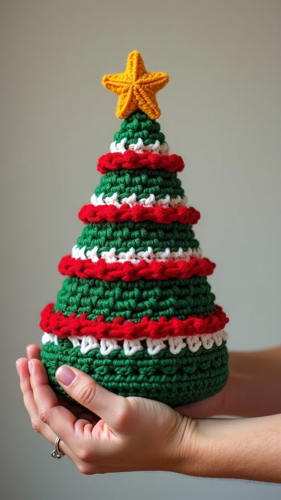 colorful holiday decoration display