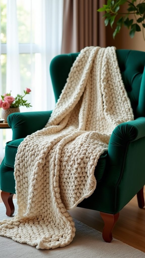 cozy classic crochet blanket