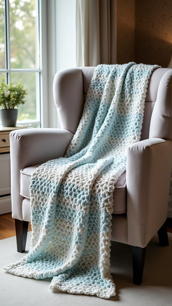 cozy crochet weighted blanket