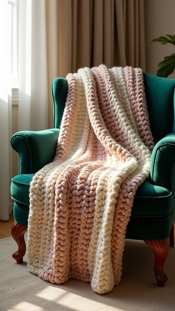 cozy handcrafted weighted blanket