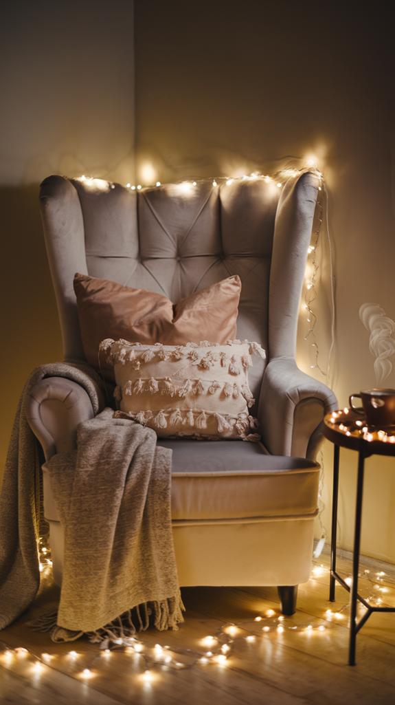cozy reading nook design