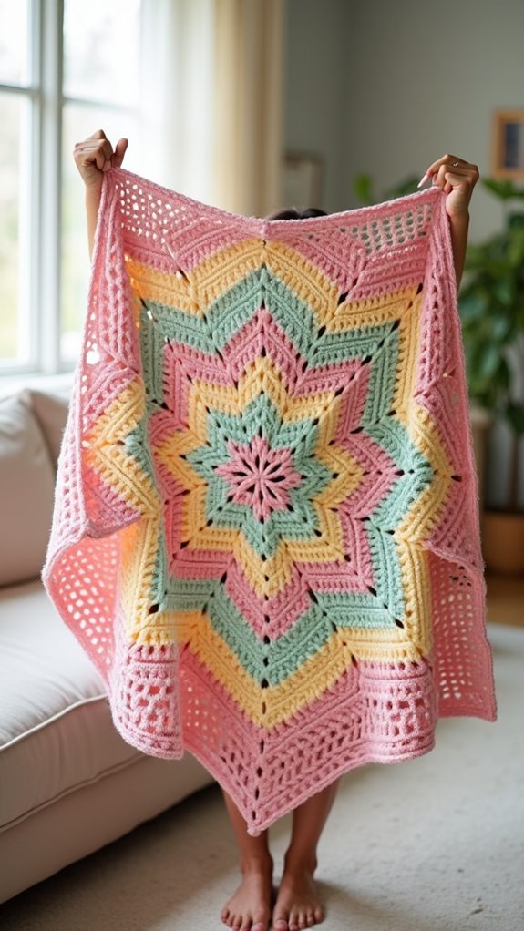 cozy summer star blanket