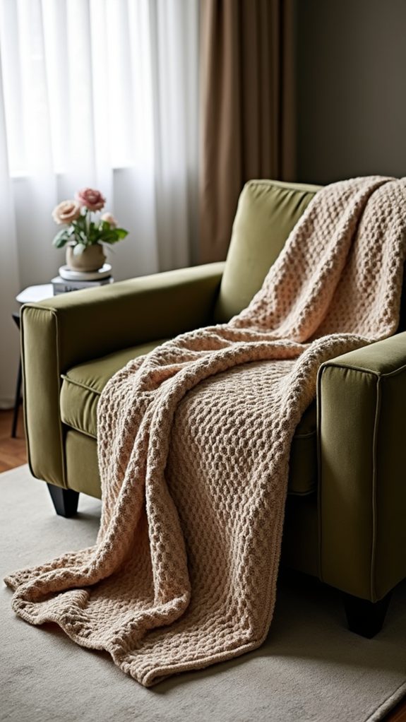 cozy weighted blanket yarn