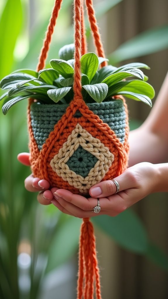 creative crochet hanger designs