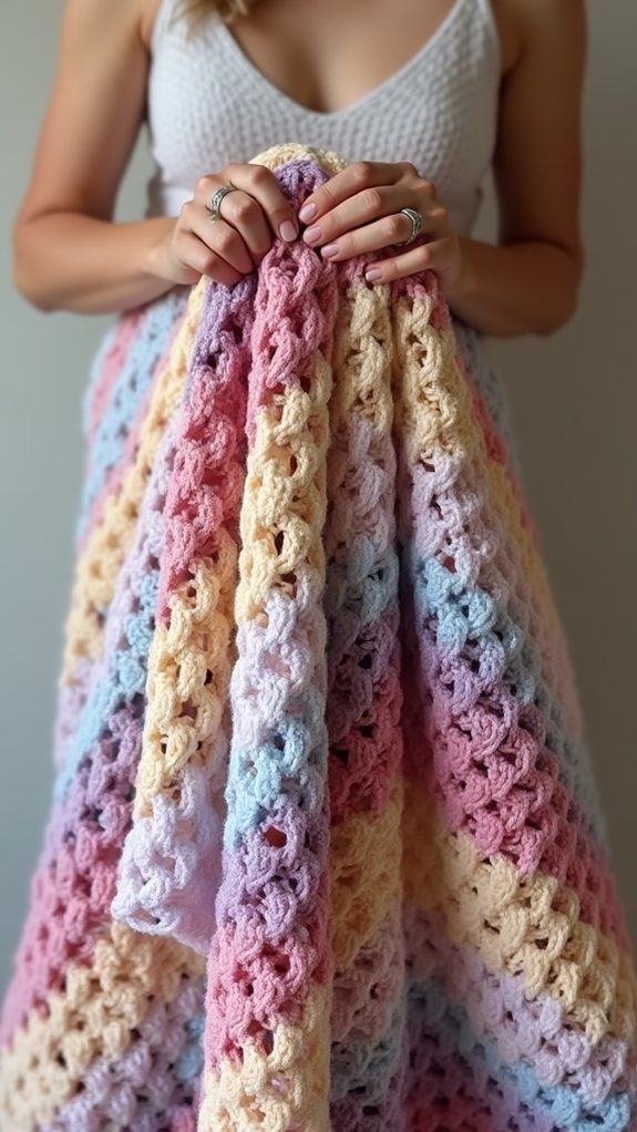 custom embroidered blanket gift