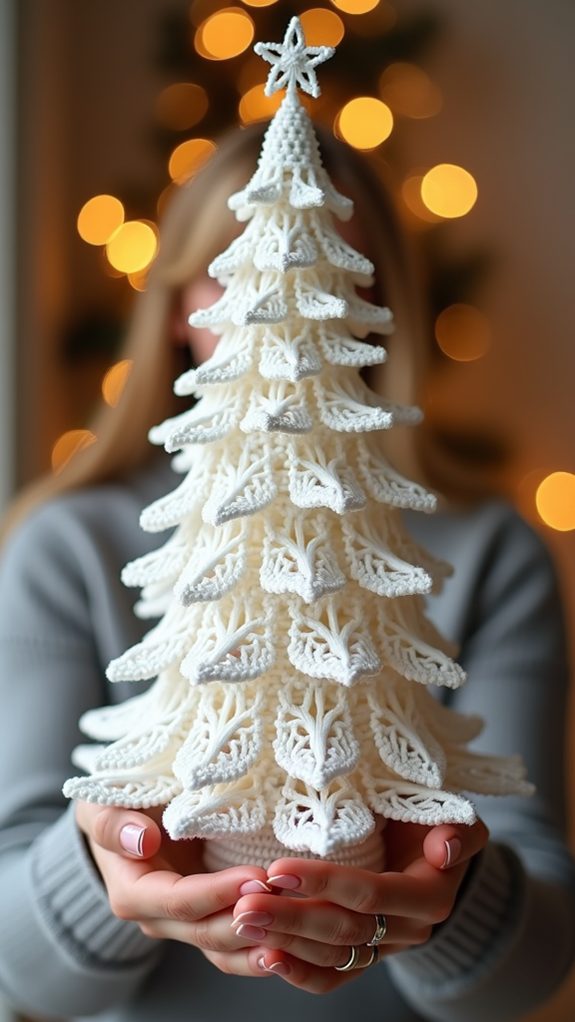 delicate handmade crochet decoration