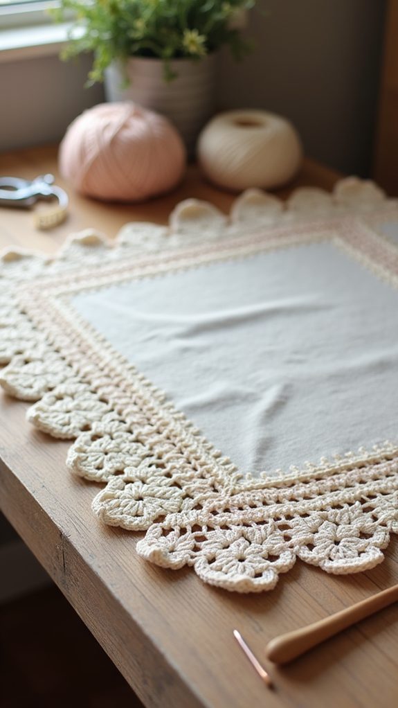 delicate heirloom nursery blanket