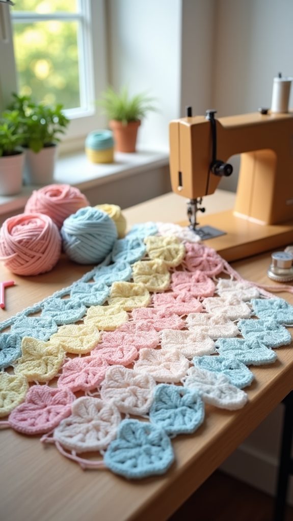 fast crochet blanket project