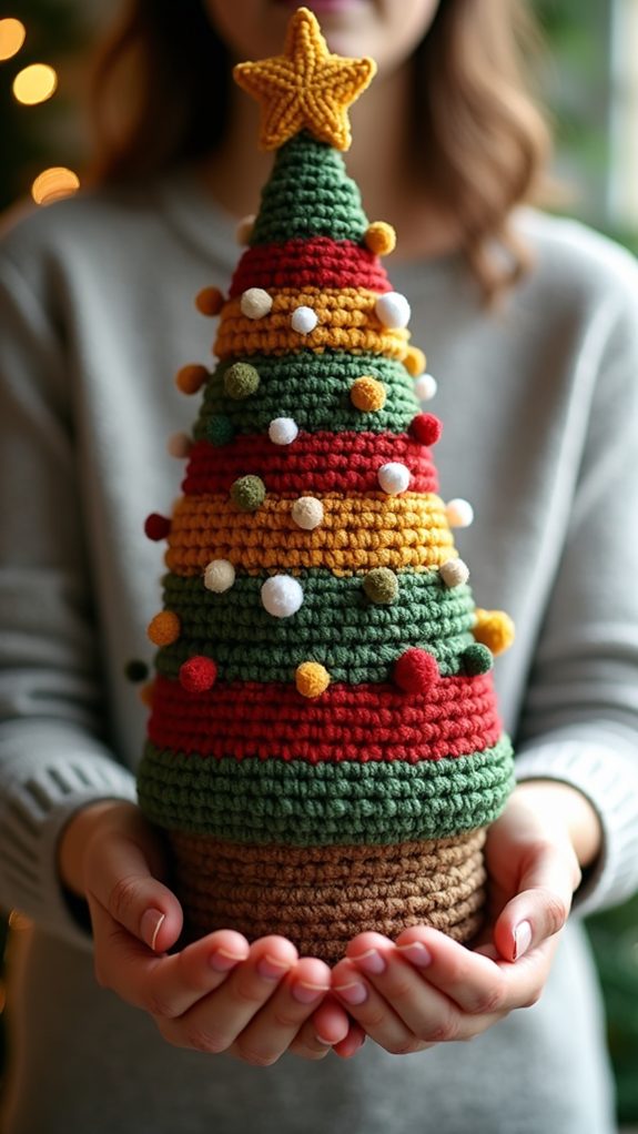festive crochet holiday decor