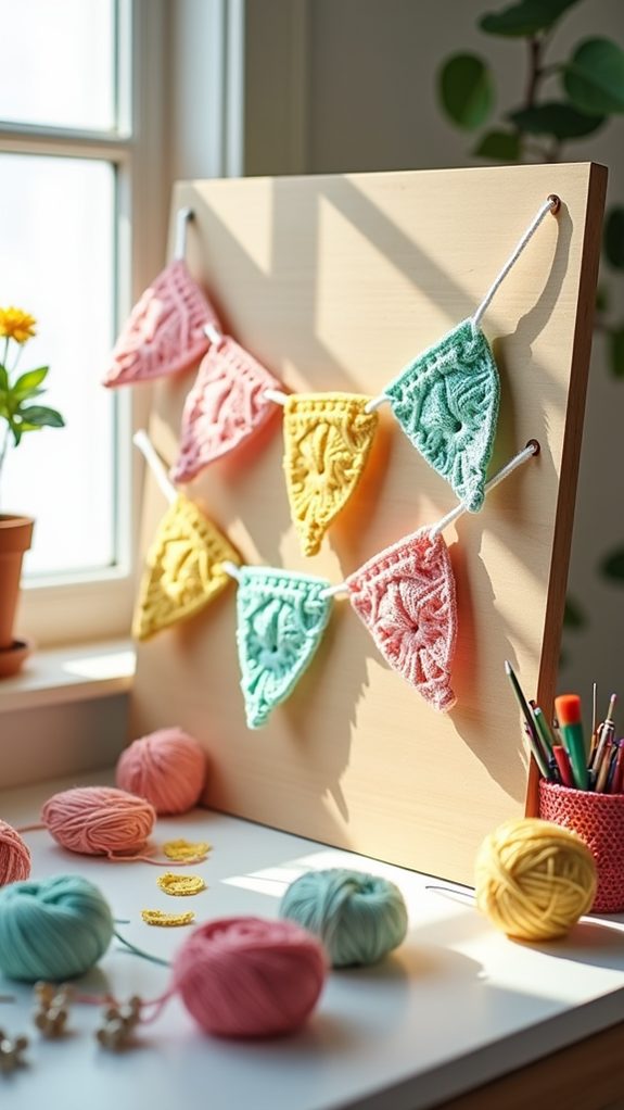festive decorative flag banners