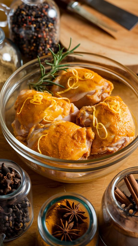flavorful chicken marinade preparation