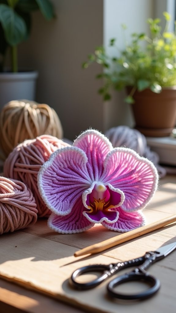 flowering orchid display