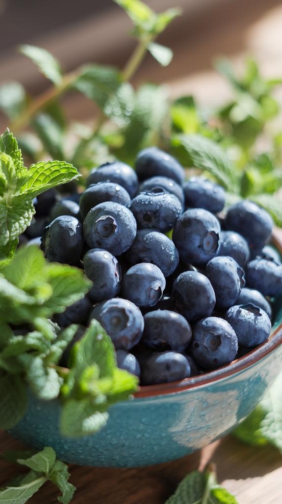 fresh nutritious delicious berries