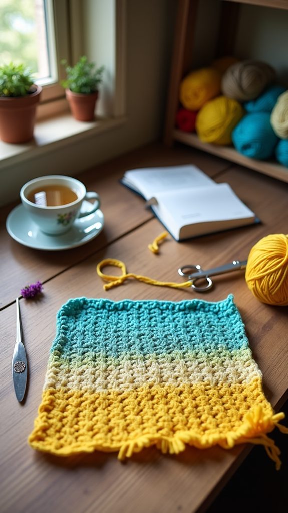 functional crochet kitchen accessories
