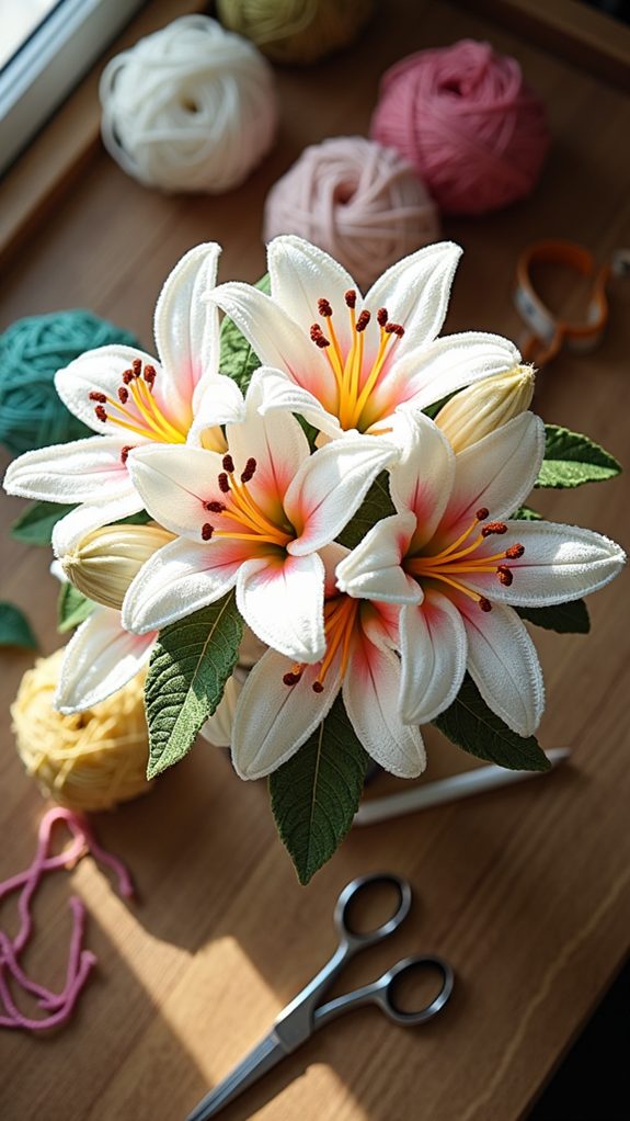 graceful floral arrangement
