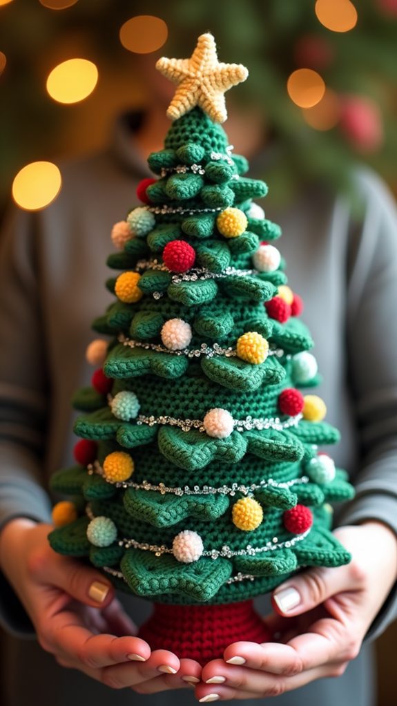 handmade crochet table decor