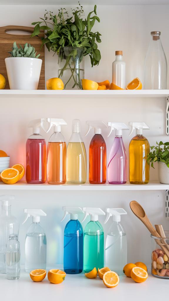 homemade cleaners storage tips