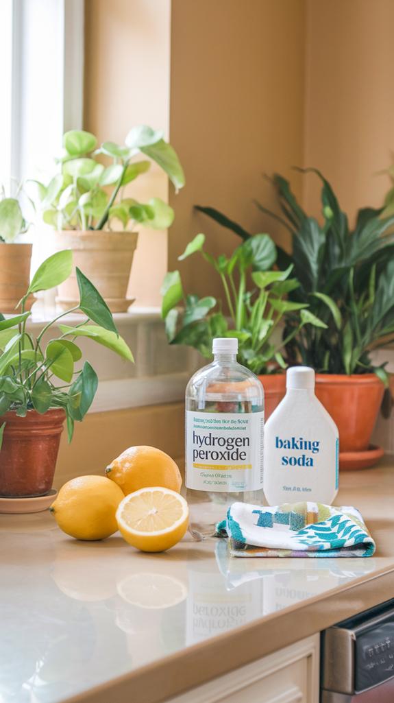 hydrogen peroxide cleaning agent