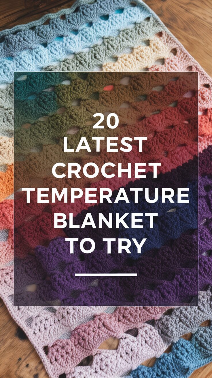 Crochet Temperature Blanket