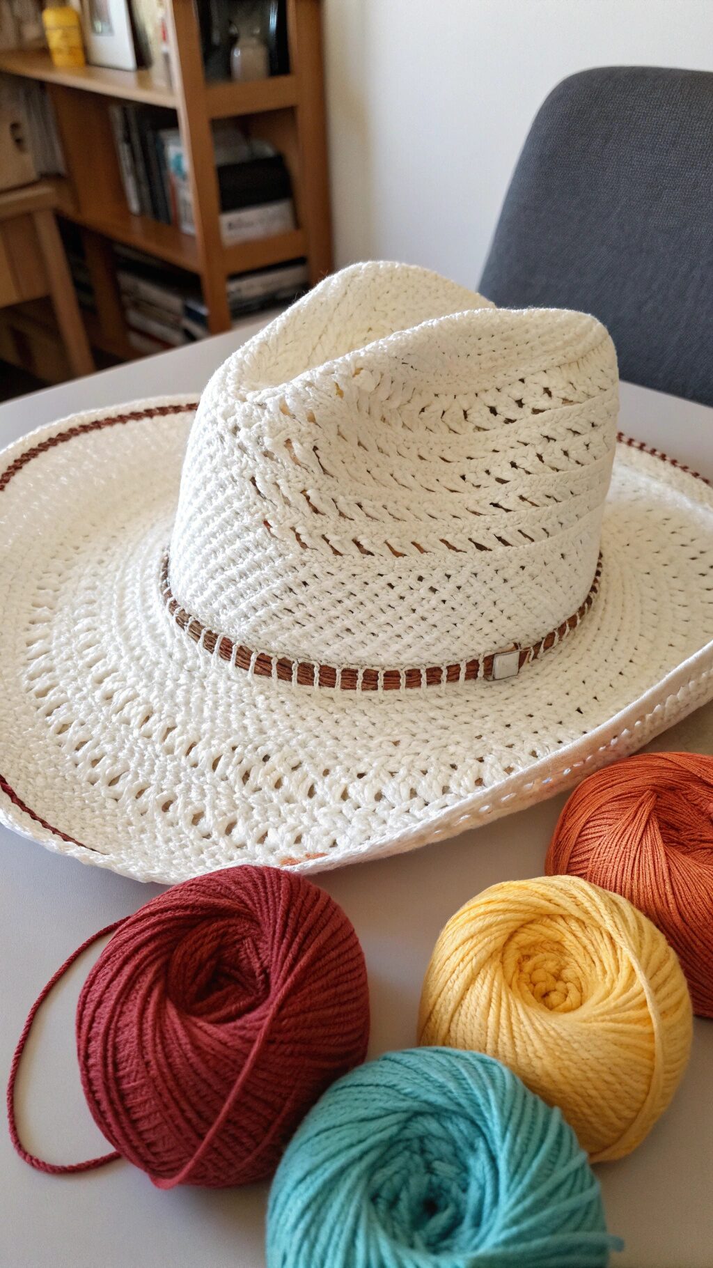 Classic White Crochet Hat