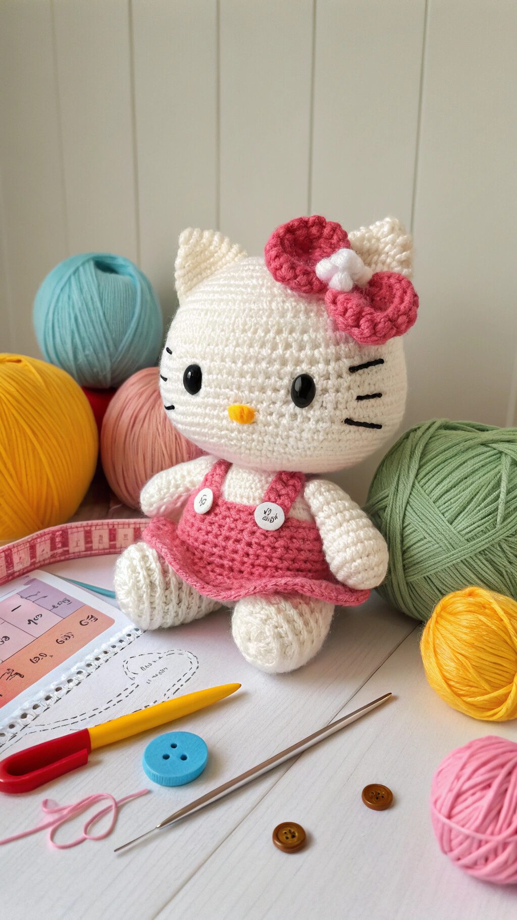 Classic Hello Kitty Amigurumi