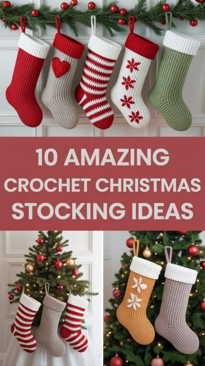 Crochet Christmas Stocking Ideas